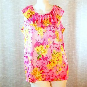 BOCABAY floral blouse XL